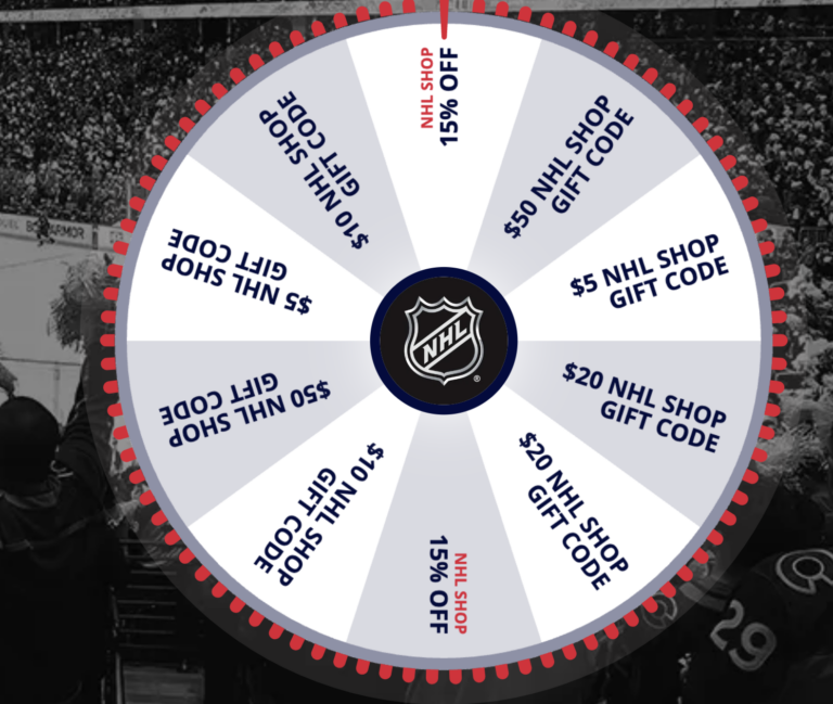 NHL Season Start Giveaway – Win NHL Shop Gift Codes in This Exciting Instant Win Game!